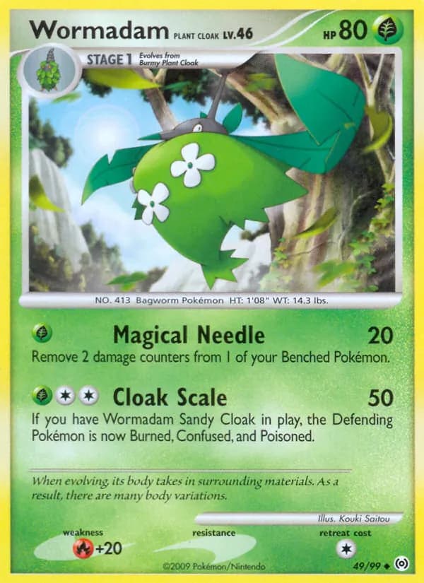 Wormadam Plant Cloak 49/99, Arceus