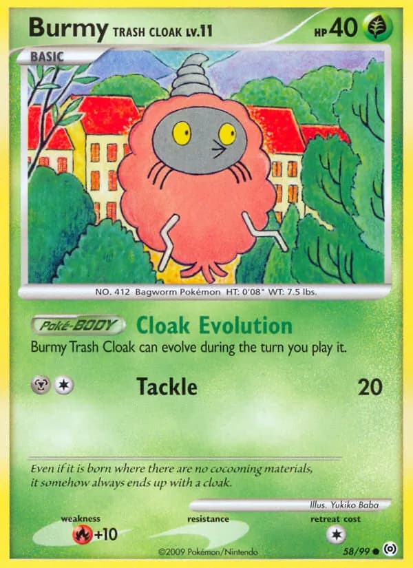 Burmy Trash Cloak 58/99, Arceus