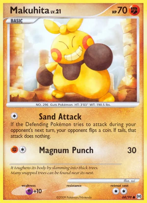 Makuhita 68/99, Arceus