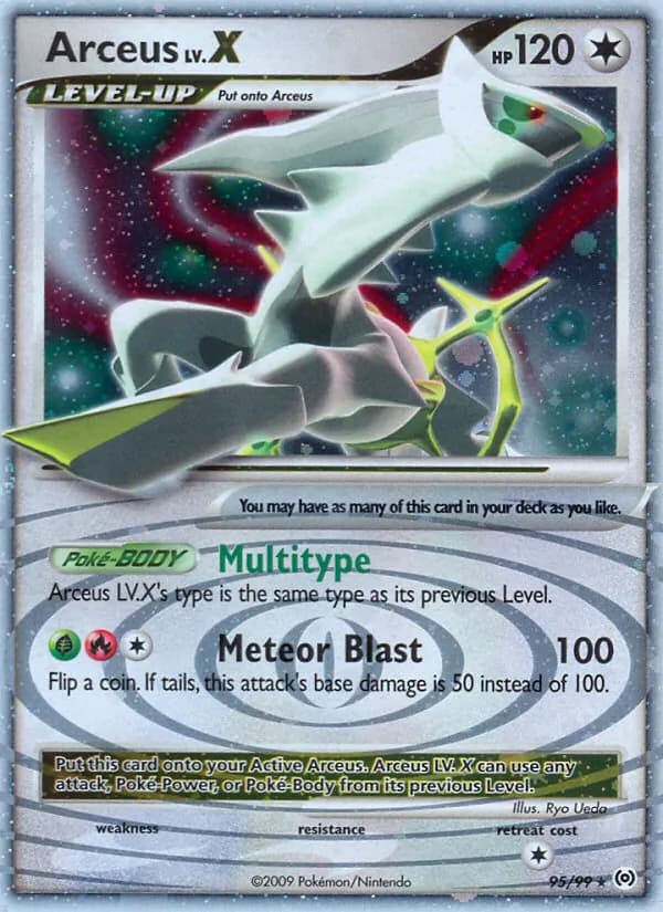 Arceus LV.X 95/99, Arceus