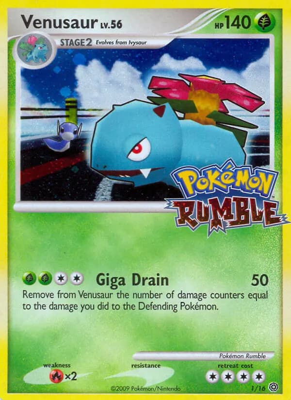 Venusaur 1/16, Pokémon Rumble