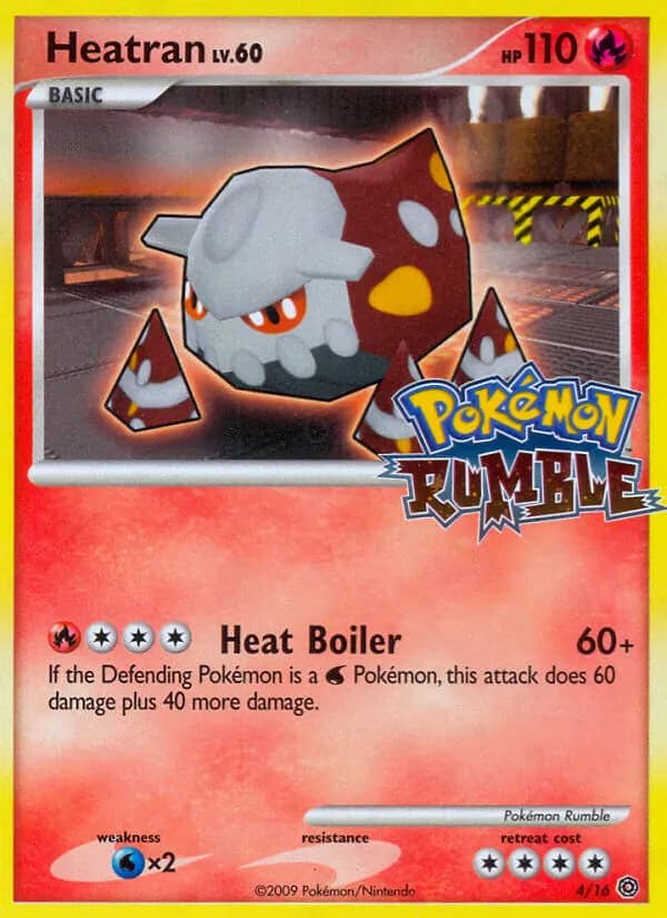 Heatran 4/16, Pokémon Rumble