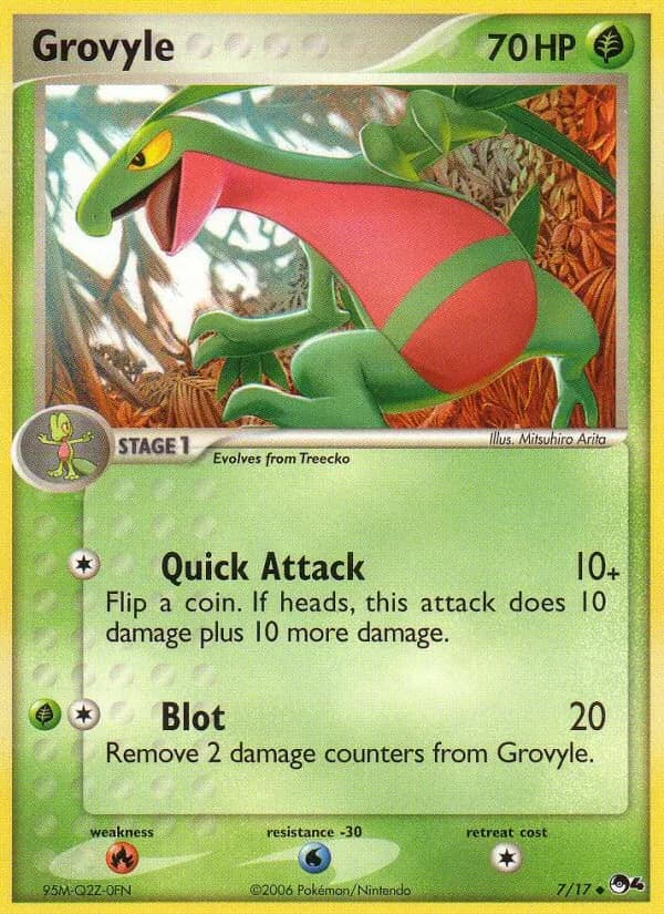 Grovyle 7/17, POP Series 4