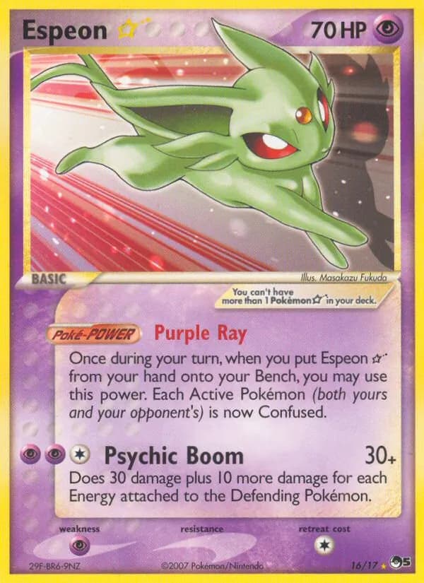 Espeon ★ 16/17, POP Series 5