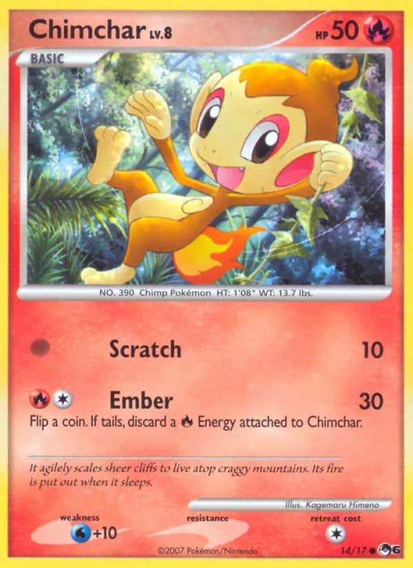 Chimchar 14/17, POP Series 6