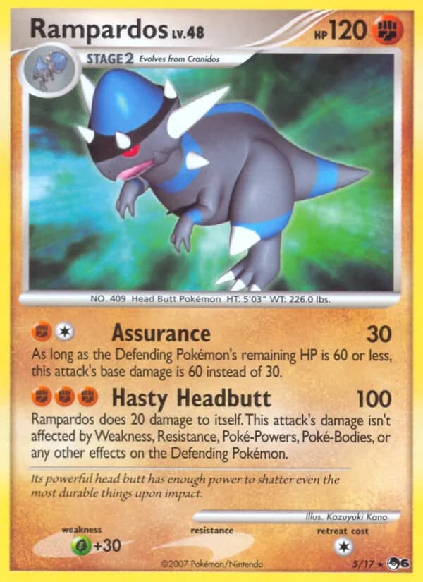 Rampardos 5/17, POP Series 6