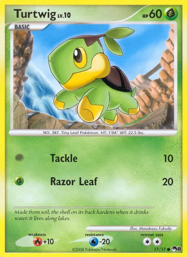 Turtwig 17/17, POP Series 8