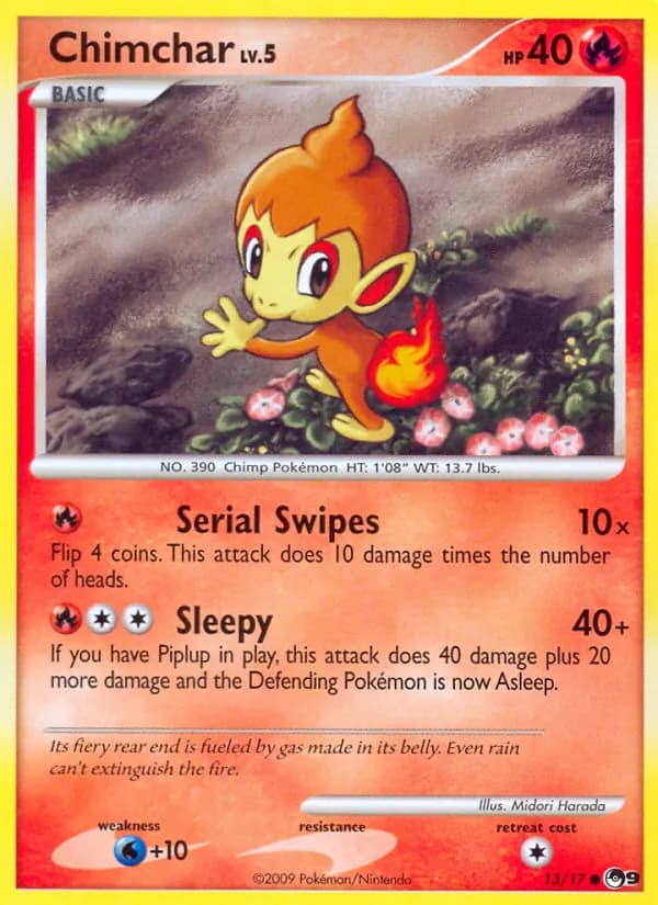 Chimchar 13/17, POP Series 9