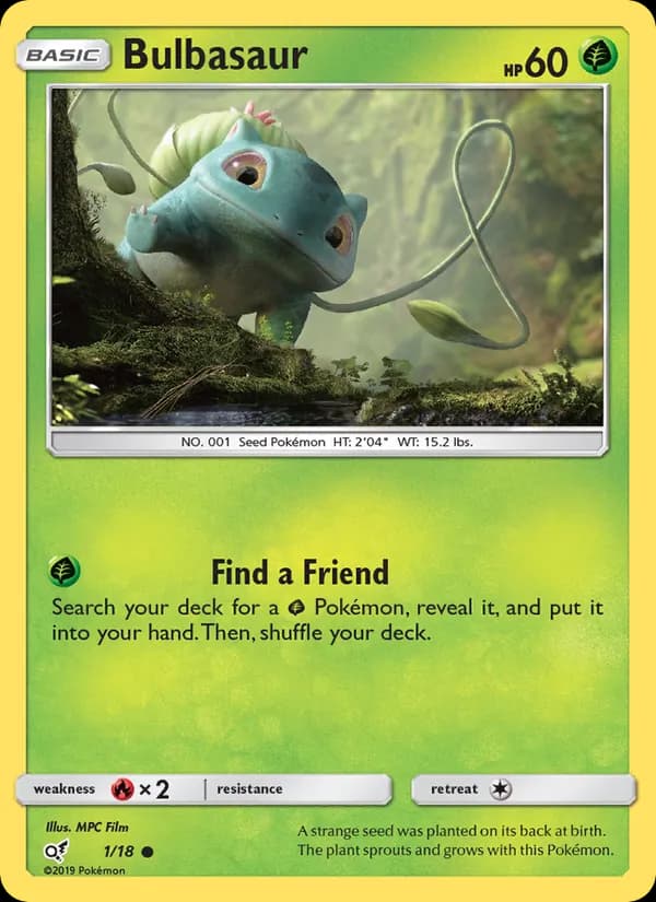 Bulbasaur 1/18, Detective Pikachu
