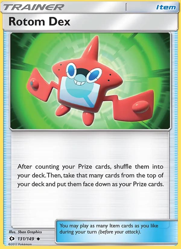 Rotom Dex 131/149, Sun & Moon