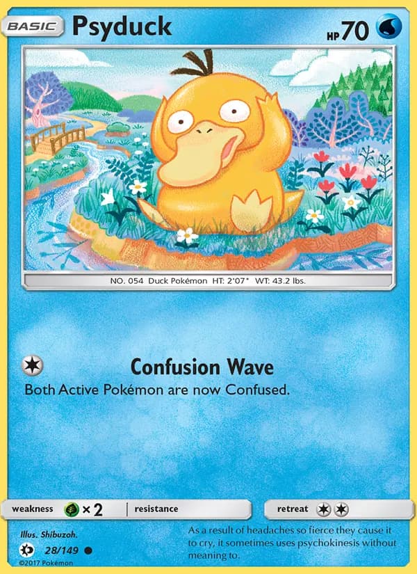 Psyduck 28/149, Sun & Moon