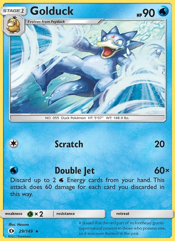 Golduck 29/149, Sun & Moon