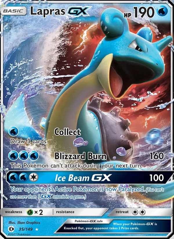 Lapras GX 35/149, Sun & Moon