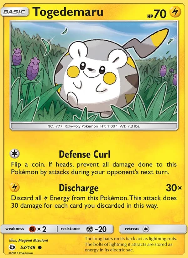 Togedemaru 53/149, Sun & Moon