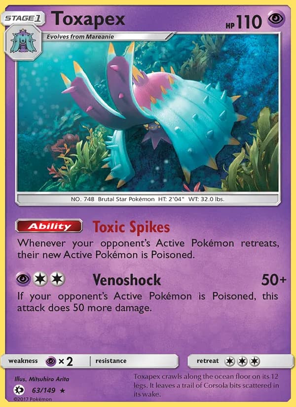 Toxapex 63/149, Sun & Moon
