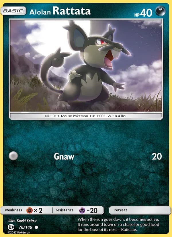 Alolan Rattata 76/149, Sun & Moon