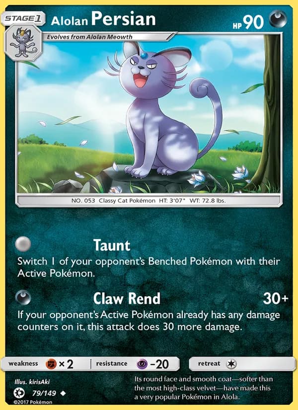 Alolan Persian 79/149, Sun & Moon
