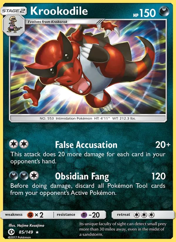 Krookodile 85/149, Sun & Moon