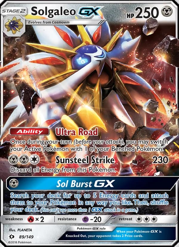 Solgaleo GX 89/149, Sun & Moon