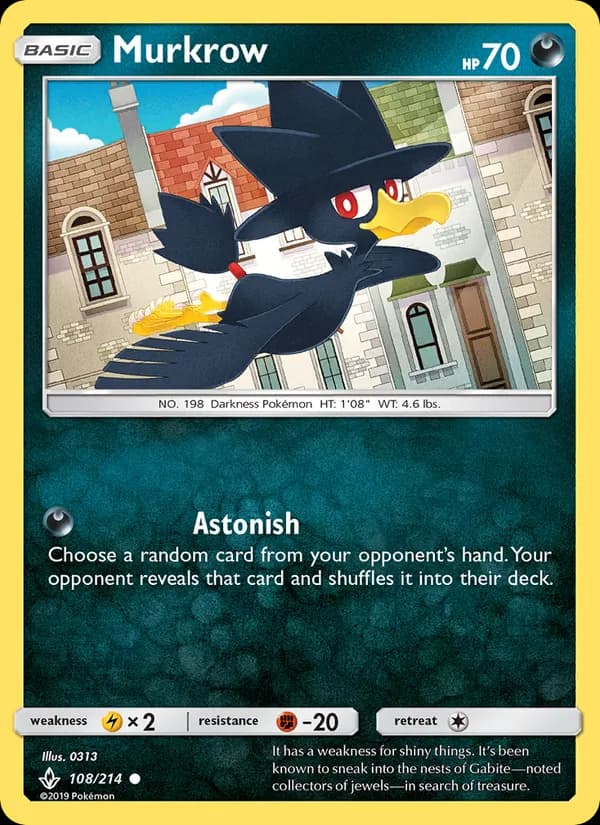 Murkrow 108/214, Unbroken Bonds