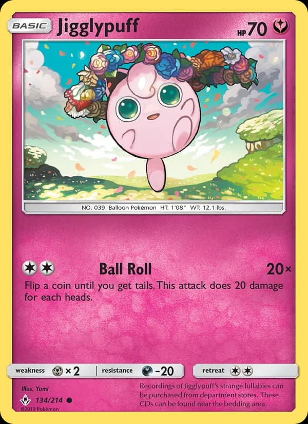 Jigglypuff 134/214, Unbroken Bonds