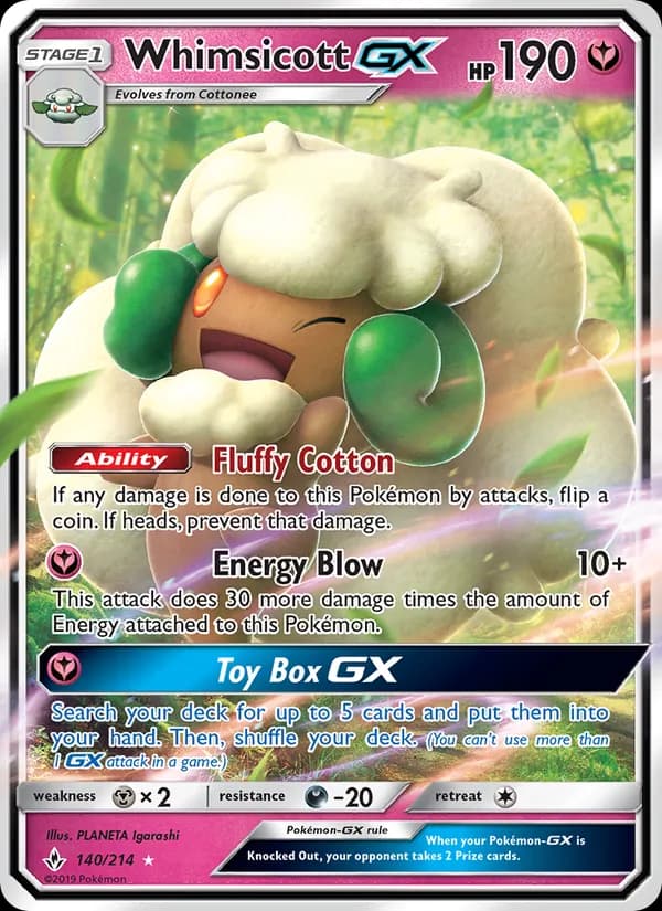 Whimsicott GX 140/214, Unbroken Bonds