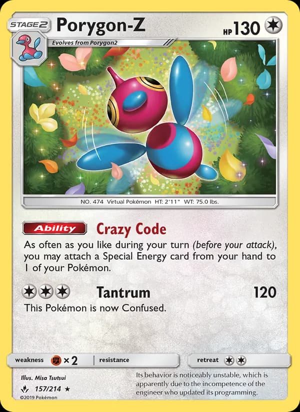 Porygon-Z 157/214, Unbroken Bonds