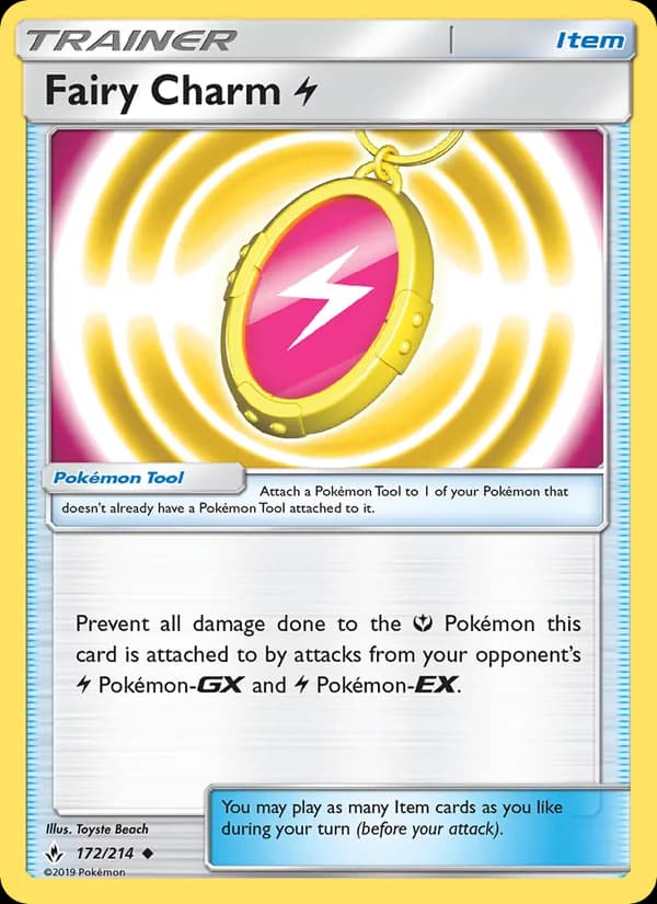 Fairy Charm Lightning 172/214, Unbroken Bonds