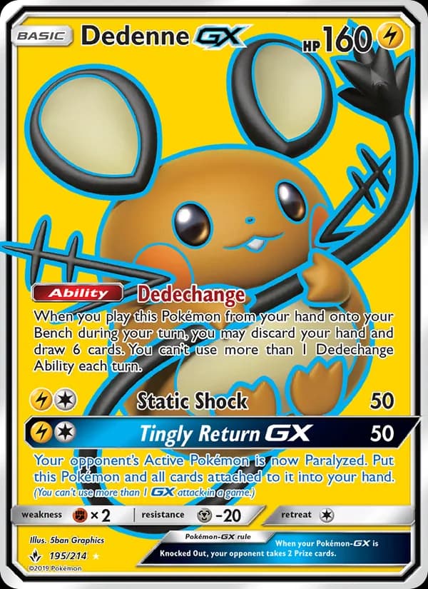Dedenne GX 195/214, Unbroken Bonds
