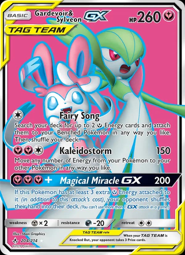 Gardevoir & Sylveon GX 204/214, Unbroken Bonds