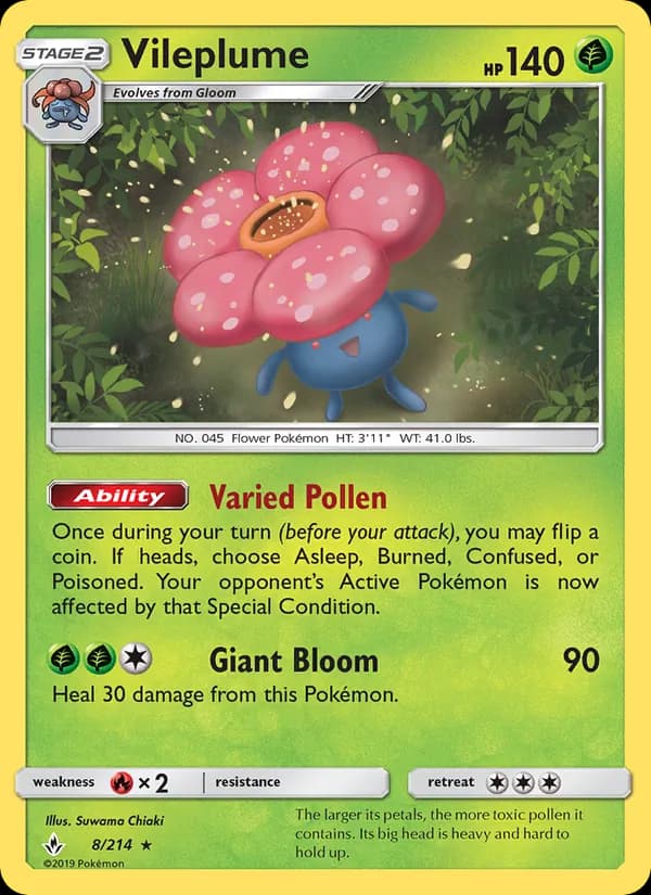 Vileplume 8/214, Unbroken Bonds