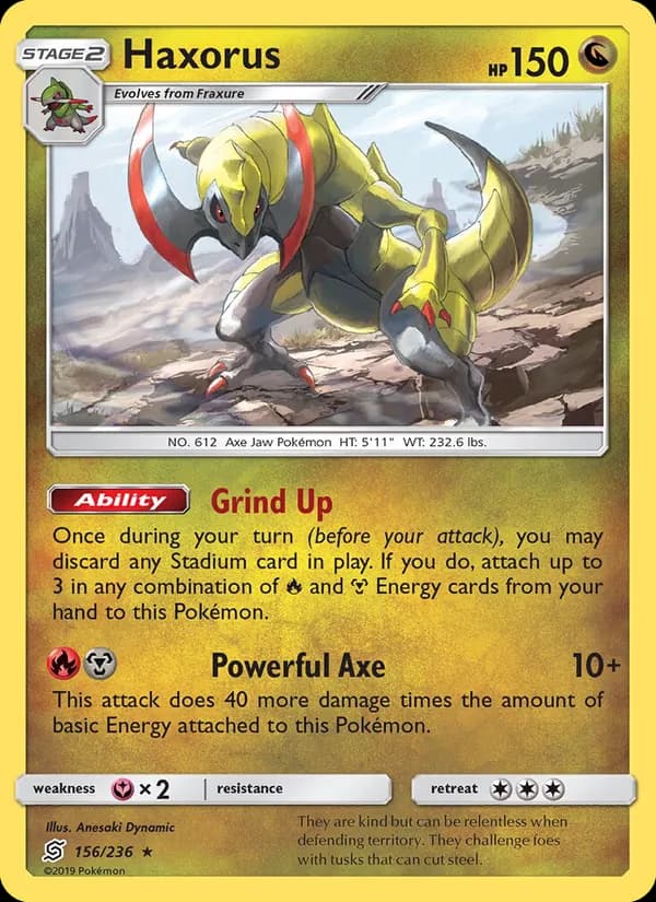 Haxorus 156/236, Unified Minds