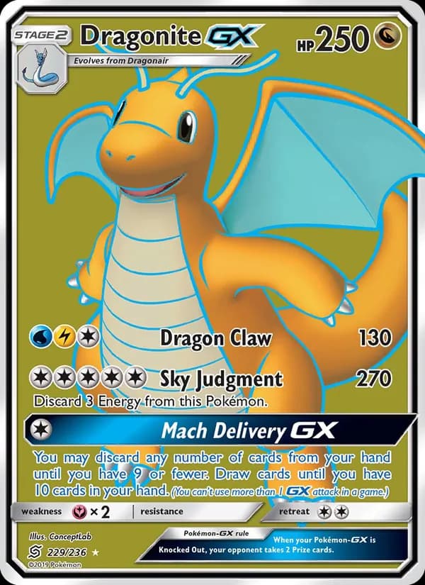 Dragonite GX 229/236, Unified Minds