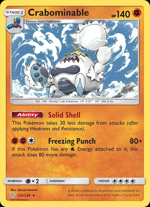 Crabominable 122/236, Cosmic Eclipse
