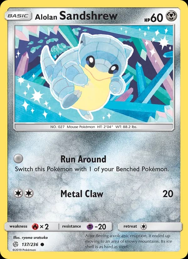 Alolan Sandshrew 137/236, Cosmic Eclipse