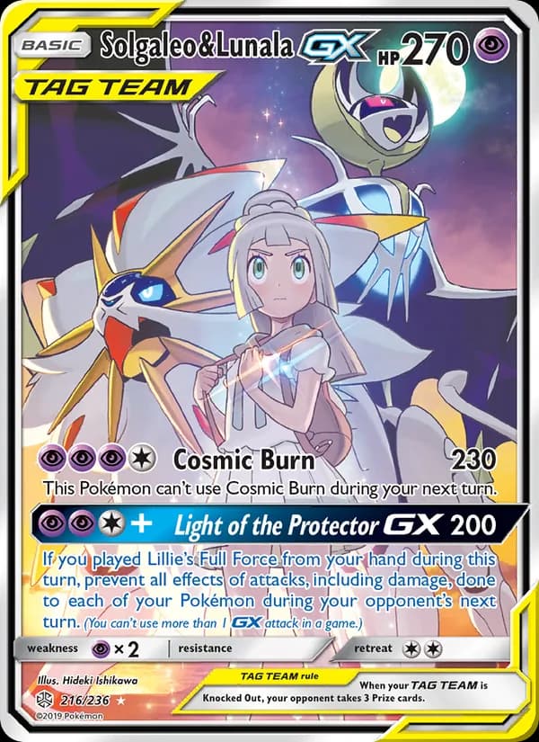 Solgaleo & Lunala GX 216/236