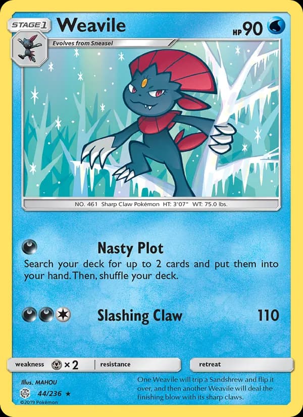 Weavile 44/236, Cosmic Eclipse