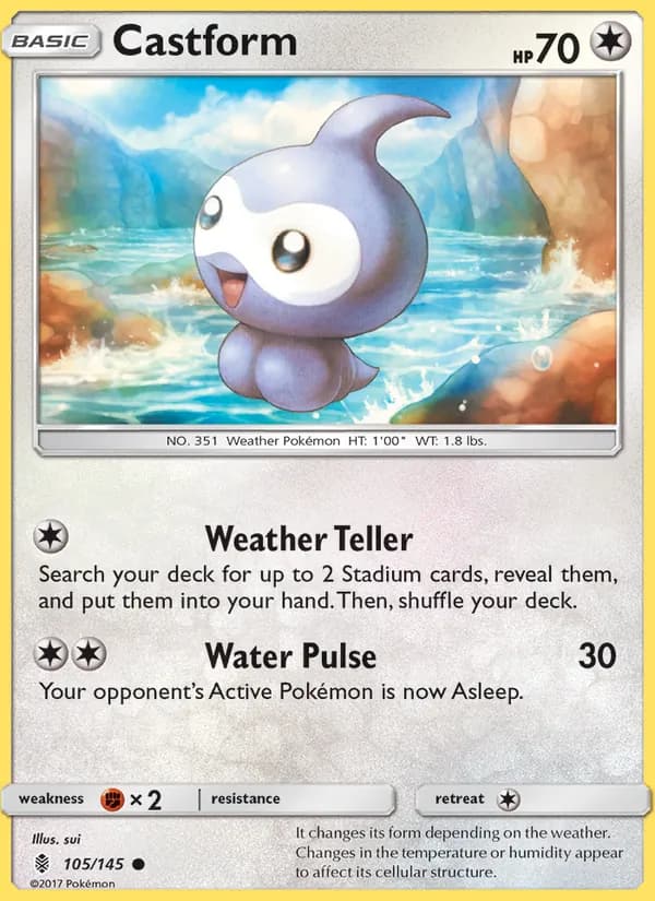 Castform 105/145, Guardians Rising
