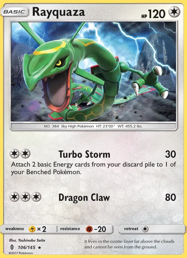 Rayquaza 106/145, Guardians Rising