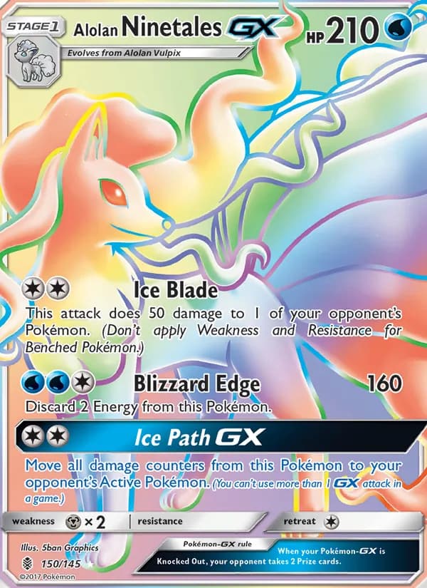 Alolan Ninetales GX 150/145