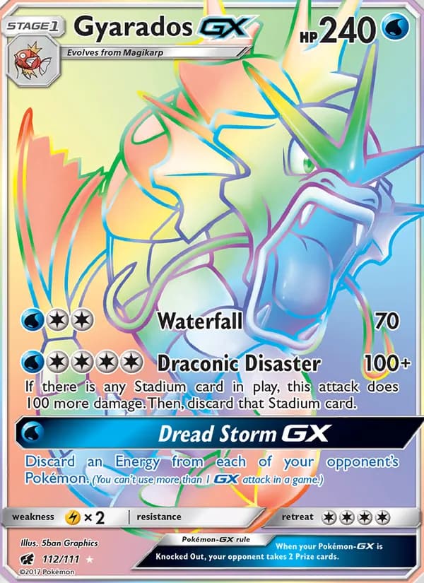 Gyarados GX 112/111, Crimson Invasion