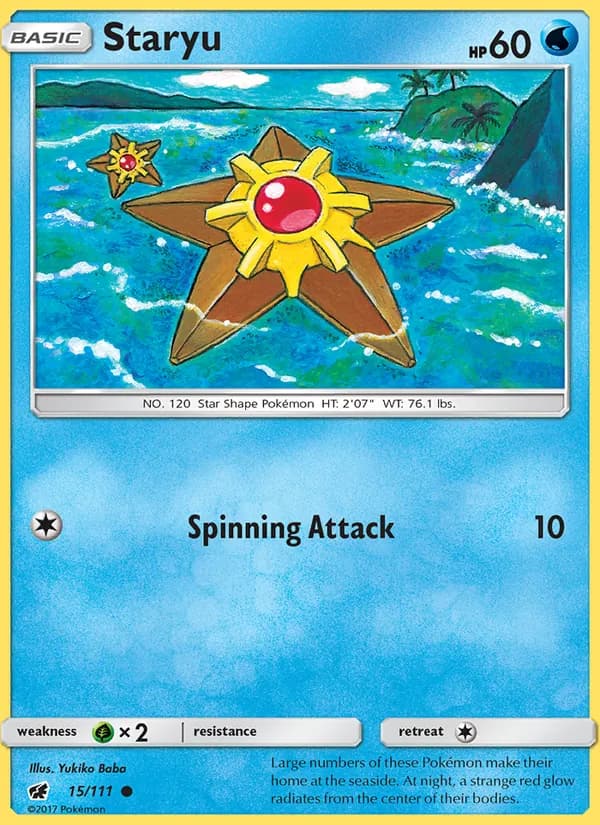 Staryu 15/111, Crimson Invasion