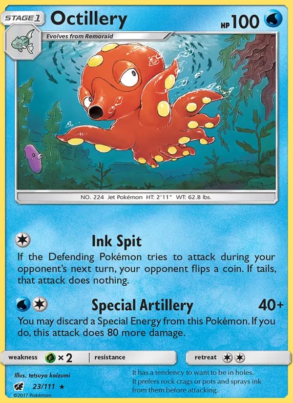 Octillery 23/111, Crimson Invasion