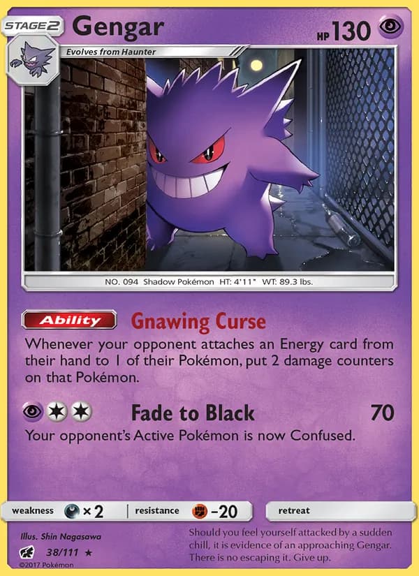 Gengar 38/111, Crimson Invasion