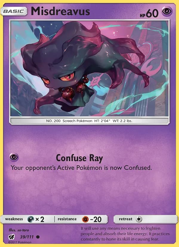 Misdreavus 39/111, Crimson Invasion