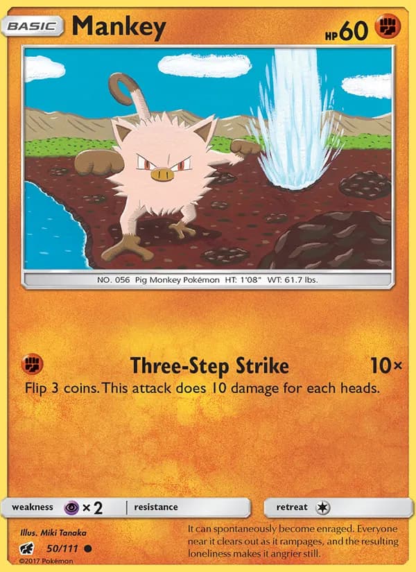 Mankey 50/111, Crimson Invasion