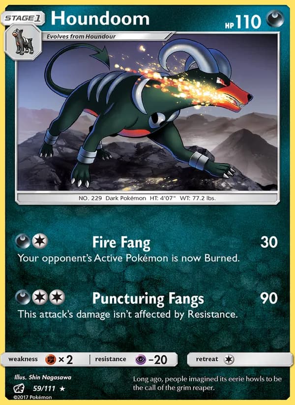Houndoom 59/111, Crimson Invasion