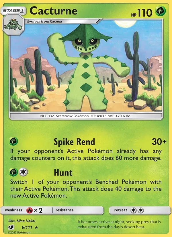 Cacturne 6/111, Crimson Invasion