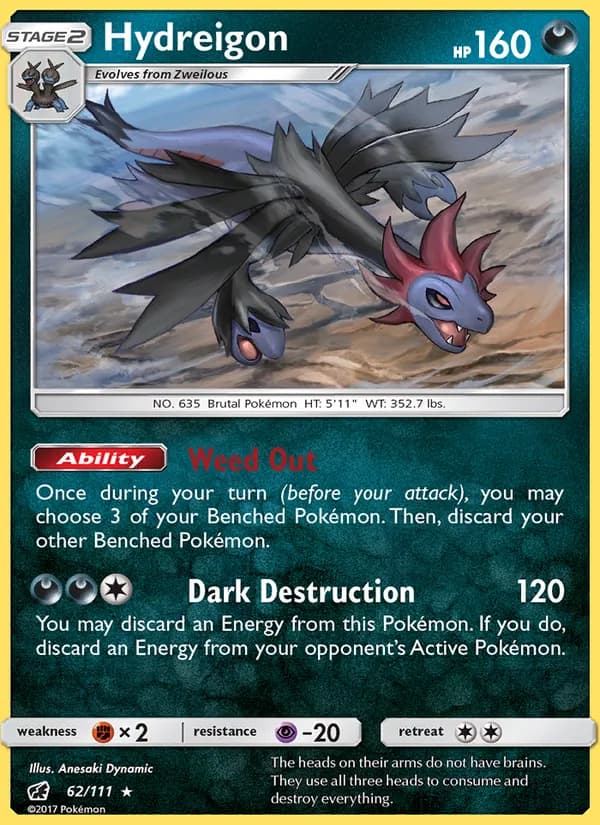 Hydreigon 62/111, Crimson Invasion