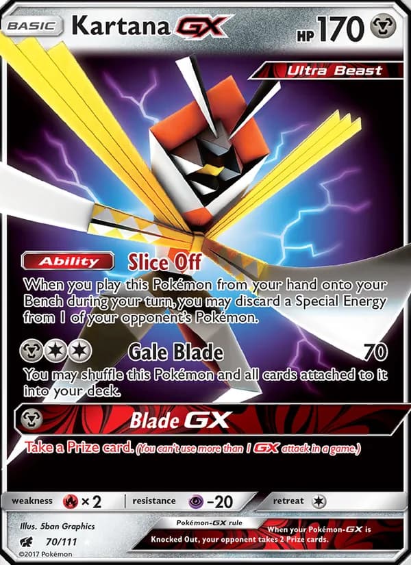 Kartana GX 70/111, Crimson Invasion